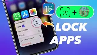 How To Lock Any Apps on iPhone with iOS 16 | lock iPhone Apps