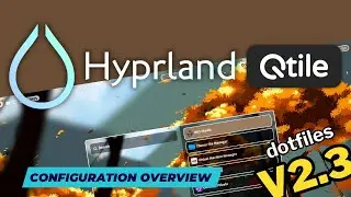 Advanced HYPRLAND and QTILE setup with my dotfiles 2.3. NEW rofi layouts, clipboard manager & MORE