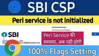 Peri service is not initialized | SBI CSP | peri service error full setting 