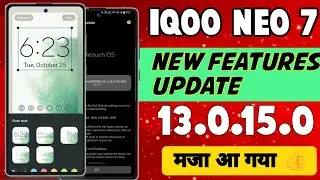 IQOO Neo 7 May New Update with New features