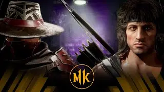 Mortal Kombat 11 - Erron Black Vs Rambo (Very Hard)