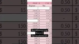 Bookkeeping Excel Spreadsheet Google Sheets Template for Small Business