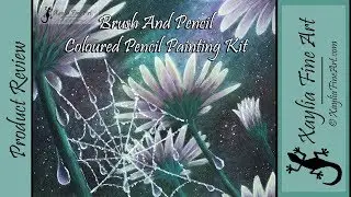 Product Review:  Brush and Pencil Coloured Pencil Painting Kit review