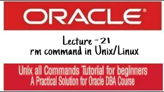 rm command in Unix/Linux