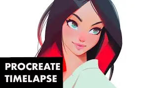 Red hair | Procreate Timelapse