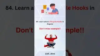 What are Lifecycle Hooks in Angular? #shorts #angular #interview