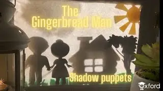 Английский для детей| Пряничный человечек| Театр теней |The Gingerbread Man Shadow puppets