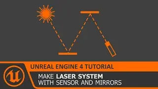 UE4 Laser System that Reflects Light with Sensor and Mirrors in Unreal Engine 4 Tutorial How To