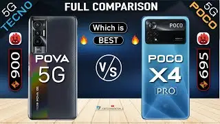 Tecno Pova 5G vs Poco X4 Pro 5G | Full Comparison | 900 vs 695 5G Battle|