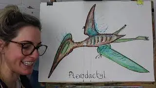 Learn how to draw A PTERODACTYL DINOSAUR: STEP BY STEP GUIDE! (Age 5 +)