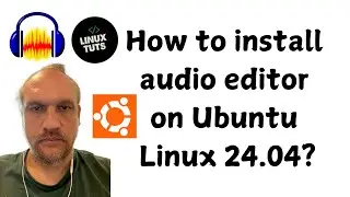 install audacity audio editor on ubuntu linux 24 04