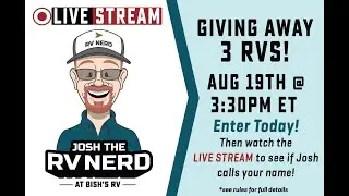 LIVE STREAM EVENT - Bishs RV Grand Opening Event & Triple Trailer Giveaway