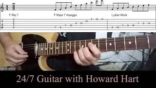 JAZZ GUITAR LESSON - COMBINING JAZZ ARPEGGIOS & MODES