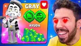 MI FAVORITO!! Gasto MUCHAS gemas en MAXEAR a GRAY | BRAWL STARS