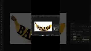 How to Create Banana Text Effect in Photoshop Tutorial 2023 | Awais Sabri | 