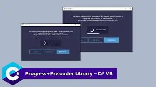 Asynchronous  Preloader  library with progress bar. c#/vb.net