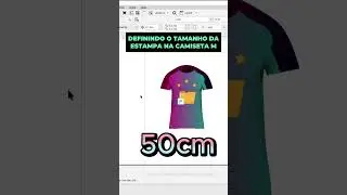 Como eu faria para definir tamanho da estampa de cada camiseta