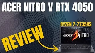 Acer Nitro V Gaming Ryzen 7-7735HS RTX 4050 6 GB review 🔥 Best laptop under 70k 🤑