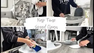 Nap time speed clean | Daily productivity | Clean with me