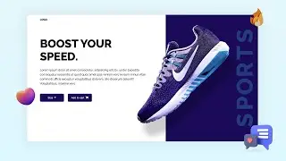 How to create animated landing page using HTML, CSS & JS | GSAP Tutorial