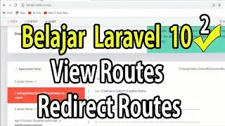 Learn Laravel 10 View Routes and Redirect Routes