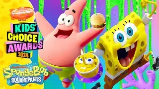 SpongeBob Celebrates His BIRTHDAY at the 2024 Kids' Choice Awards! 🎂 | @SpongeBobOfficial