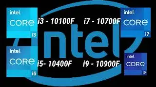 i3-10100F vs i5-10400F vs i7-10700F vs i9-10900F 10th Gen Desktop Processor l Spec Comparison Intel