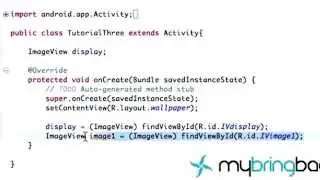 ANDROID TUTORIAL  Using an Image View as a Button