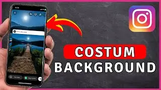 How to Add BACKGROUND Photo Behind Instagram Story - Instagram Tutorial