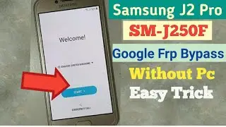 Samsung J2 Pro 2018 (SM-J250F) Google Lock Bypass || Frp Bypass Without Pc 1000% Easy New METHOD