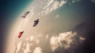 Wingsuits Flying Over Persian Gulf & Palm Jumeirah