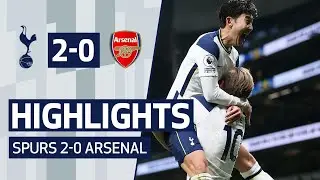 HIGHLIGHTS | SPURS 2-0 ARSENAL | Sons wonder goal & Kane becomes top north London derby scorer!