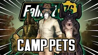 Fallout 76 - CAMP PETS & How To Tame them in the wild!!!