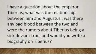 What was the relationship between Augustus and Tiberius?