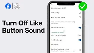 How To Turn Off Facebook Like Button Sound 2024 (UPDATED)