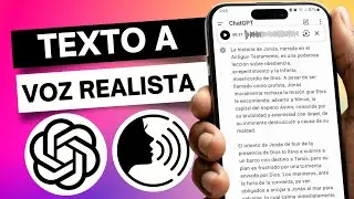 TEXTO A VOZ REALISTA CON ChatGPT Gratis ✅️