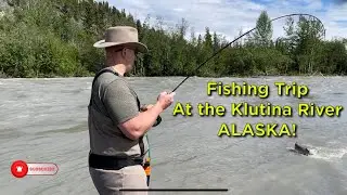 Fishing the RAGING Klutina River in ALASKA!