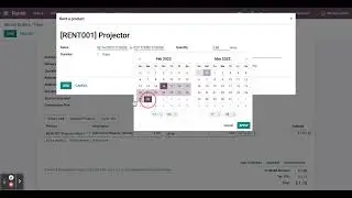 Odoo 15 Rental Module New Order