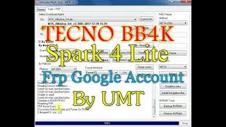 TECNO BB4K frp Lock | Tecno Spark 4 lite google account Remove with umt