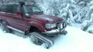 Тест-драйв гусениц для Нивы и Toyota Land Cruiser