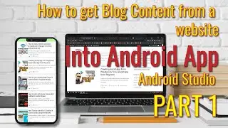 Jsoup Tutorial - How to get the content from a website using Jsoup Android Studio PART 1