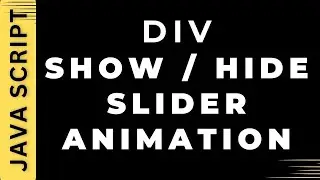 Show hide div slider effect after few seconds