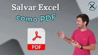 Como salvar planilha do Excel como PDF