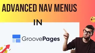 Advanced navigation menu for mobile in groovepages