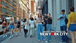 [4K] NEW YORK CITY - Manhattan Summer Walk, Church Street, Broadway & SoHo, NYC, Travel, USA