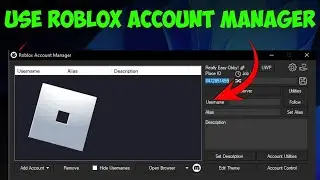 How To Use Roblox Account Manager - Full Guide