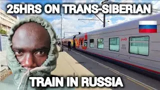 A shocking 25 hrs on trans siberian train in Russia 🇷🇺 from village to Moscow