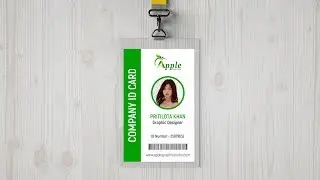 Make a Company ID Card - Adobe Photoshop Tutorial