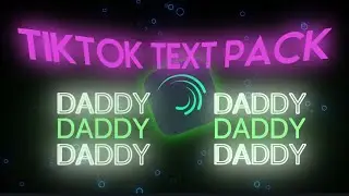 Text Animation Pack Like After Effects in Alight Motion [QR + XML]