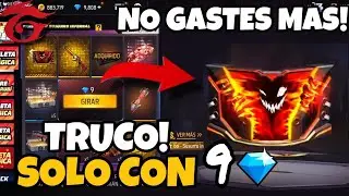 COMO SACAR LA PARED GLOO SUSURRO INFERNAL CON 9 💎 DIAMANTES EN LA RULETA MÁGICA FREE FIRE 😱✅